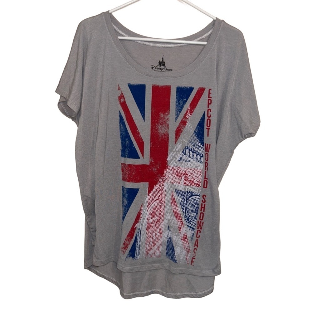 Disney Parks Epcot Britain Showcase T Shirt Rare Size 2XL